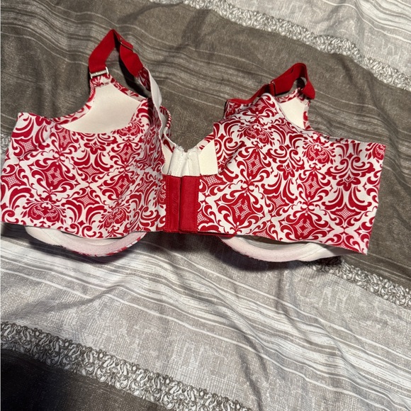Soma Red and White Patterned Bra - Picture 3 of 3